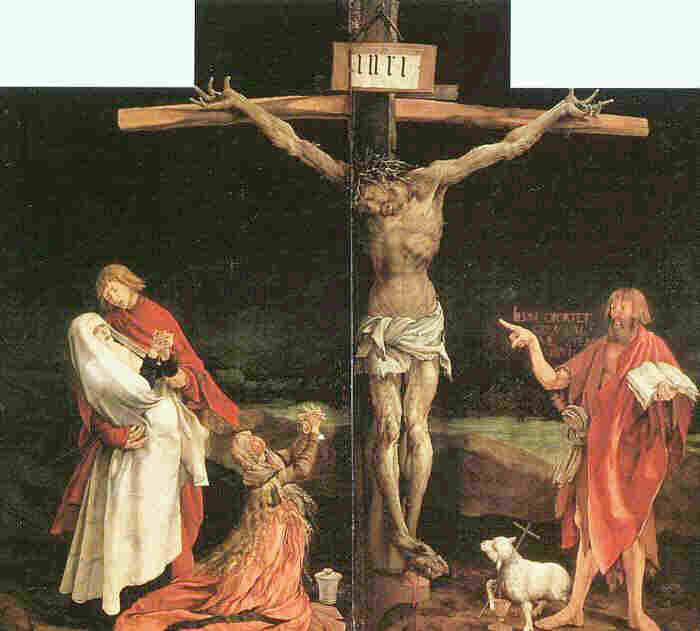 Mathis Grünewald: Isenheimer Altar, Kreuzigung Christi